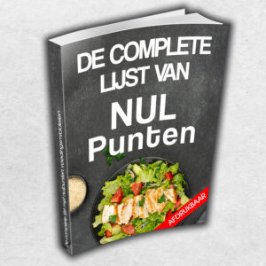 De complete lijst met nulpunten voedingsmiddelen (afdrukbaar)