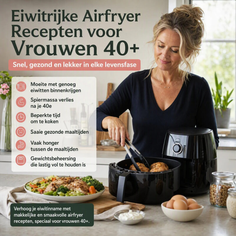 Eiwitrijke Airfryer Recepten voor Vrouwen 40+