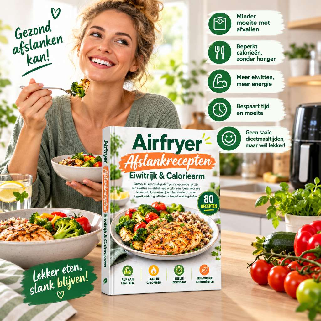 Airfryer Afslankrecepten Eiwitrijk & Caloriearm - Airfryer Afslankrecepten Eiwitrijk & Caloriearm
