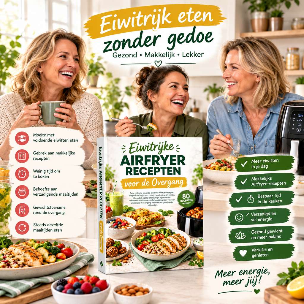 Eiwitrijke Airfryer Recepten voor de Overgang - Eiwitrijke Airfryer Recepten voor de Overgang