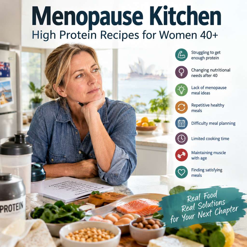 Menopause Kitchen - Menopause Kitchen: High Protein Recipes for Women 40+