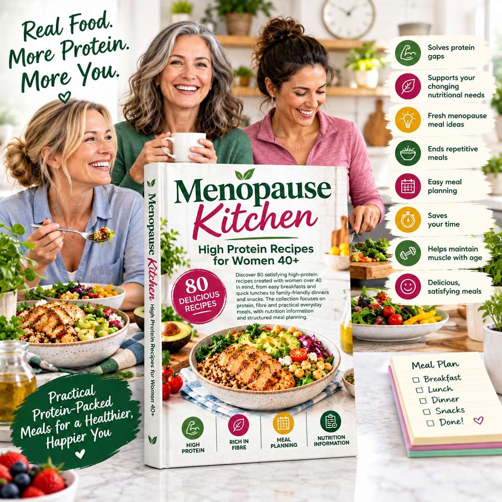Menopause Kitchen - Menopause Kitchen: High Protein Recipes for Women 40+